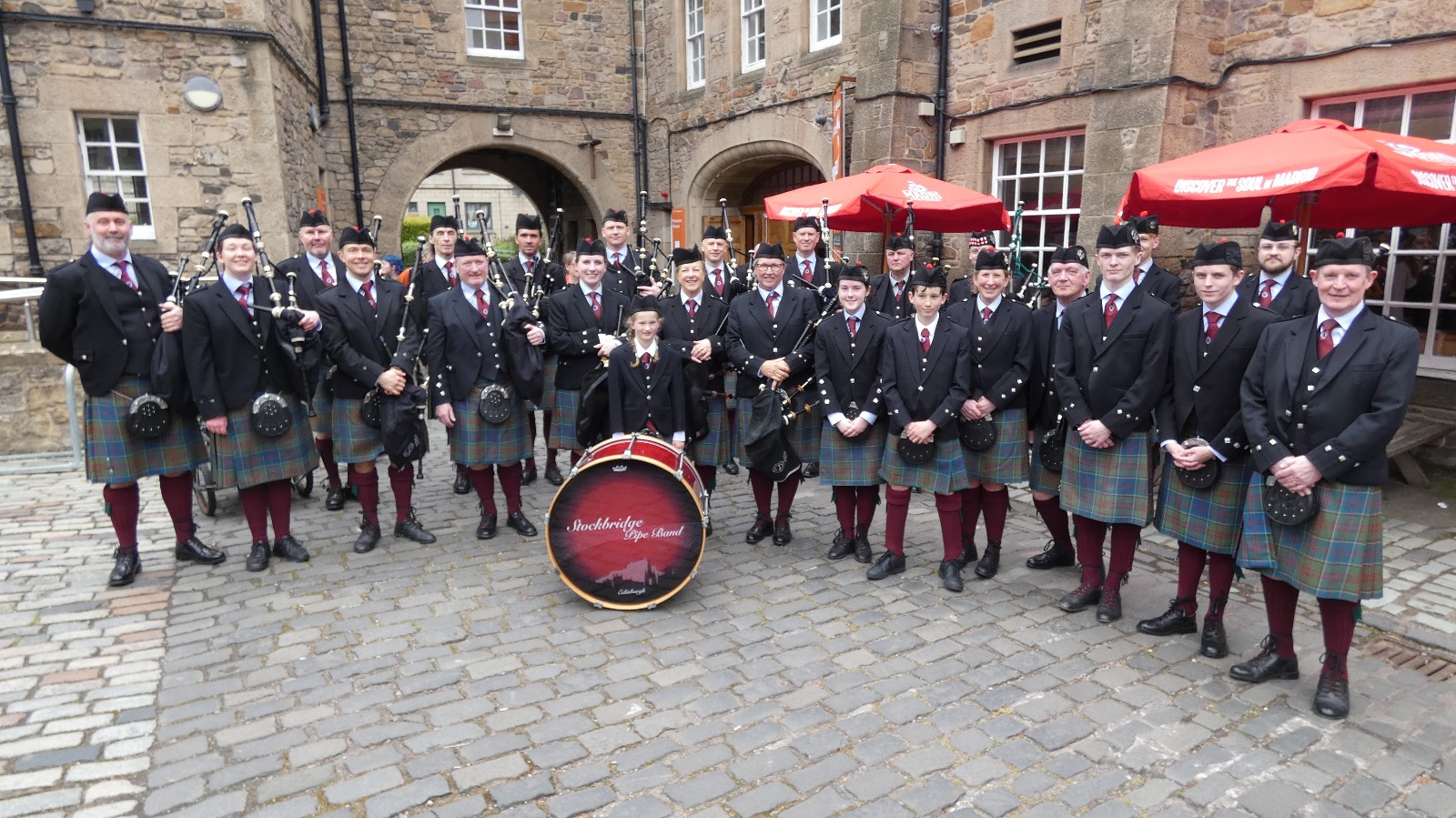 Stockbridge Pipe Band - May Day, Edinburgh - May 2024